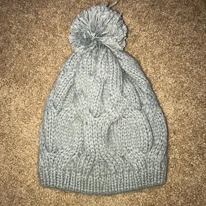 Gray Knit Beanie